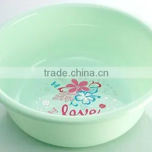 Wholesale High Grade Middle Size Plastic Round Basin Cup ,palstic Wash Basin ,plastic Foot Basin thumbnail-1