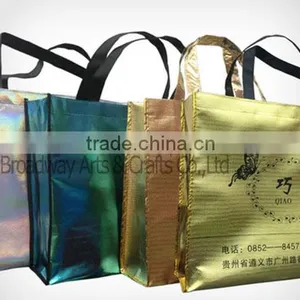 Cheap Printed Foldable Recyclable Laminated PP Non Woven Bag thumbnail-2