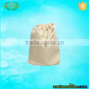 Wholesale Reusable Small Cotton Calico Drawstring Bags Quality Choice thumbnail-1
