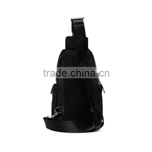 2016 Fashion Men Black Leather Single Strape Shoulder Bags Messenger Bags Dongguan thumbnail-4