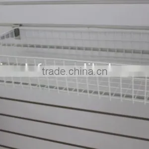 Powder Coat Metal Wire Basket Supermarket Storage Basket thumbnail-2