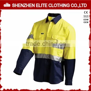 Long Sleeve Safety Reflective Hi-Viz Safety Shirts thumbnail-1
