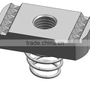 Channel Nuts With Short Spring (1-5/8" Series) thumbnail-1