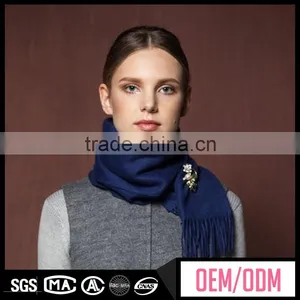 New Scarf Oem, Knitted Wool Scarf, Super Thin Lightweight Plain Color Scarf thumbnail-3