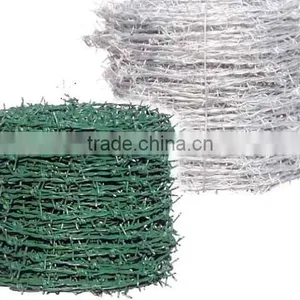 Galvanized&pvc Coated Barbed Wire/razor Wire Fence thumbnail-1