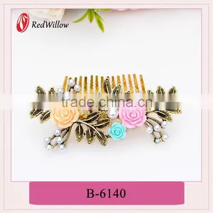 Wholesale Products China White Rhinestone Hair Claws,alloy Pearl Hair Claws,beautiful Hair Claw thumbnail-3