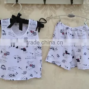 100% Cotton Baby Pajamas Sleeveless thumbnail-1