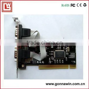 Pci to Com Dual RS232 Serial I/O Port Card 2 Ports 9 Pin thumbnail-1