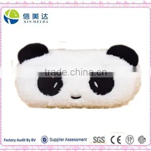 Popular Cute Fluffy Panda Cartoon Zipper Large Capacity Plush Pencil Case thumbnail-1