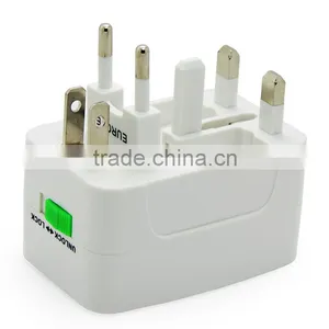High Quality Universal International Plug Adapter 2 USB Port World Travel AC Power Charger Adaptor thumbnail-4