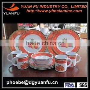 SGS,LFGB,CE,FDA Hot Plastic Melamine Dinnerware thumbnail-1