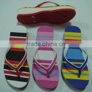 663 LOULUEN Wholesale EVA Woman Fancy Slippers Ladies High Heel Flip Flops thumbnail-1