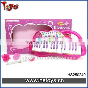 2013 Funny Plastic Organ Toy With Mircophone Musical Instrument thumbnail-1