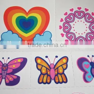 Custom Cartoon Water Transfer Temporary Color Tattoos for Kids Body Art Tattoos Safe Non-toxic Color Tattoo Stickers Factory thumbnail-6