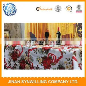 100% Polyester Banquet Chair Cover for Wedding Party Round Polyester Tablecloth Table Cover Table Linen thumbnail-4