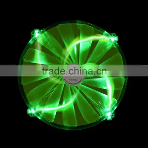 CoolCox 200x200x20mm DC Axial Fan, 20020 LED Cooling Fan,sleeve,5V/12V for Option,gaming Case Cooling Fan,laptop Cooling Fan thumbnail-4