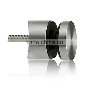 Stainless Steel Round Curved Back Glass Holder 30mm SS Glass Holder thumbnail-1