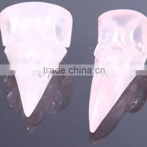 Rose Crystal Quartz Craft Animal Shape for Decoration thumbnail-1