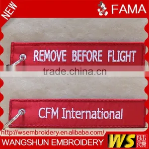 China Manufacturer Top Selling Embroidery Designs Embroidery Keychain | Keyring thumbnail-3