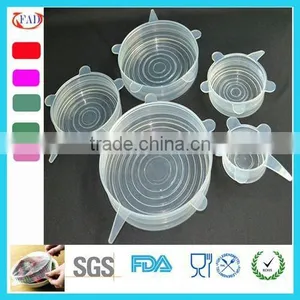 Silicone Covers Keep Food Fresh Safety Used In Microwave thumbnail-1
