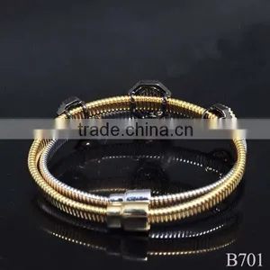 18K Gold Bracelet / Ruby & Emerald Spinel Mirco Pave Bracelet/925 Silver Sterling Bracelet thumbnail-6