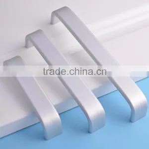 Competitive Price Aluminum Alloy White Used Cupboard Bedroom Style Zamak Door Drawer Handle Furniture Hardware Accessories thumbnail-1