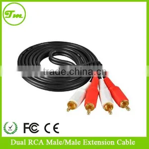 25 FT Dual RCA to RCA Audio Video AV Cable FOR HDTV DVD VCR Stereo Audio Cable thumbnail-1