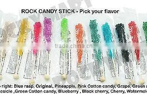 Assorted Rock Candy Stick for Coffie Lolly Rock Crytal Candy thumbnail-4