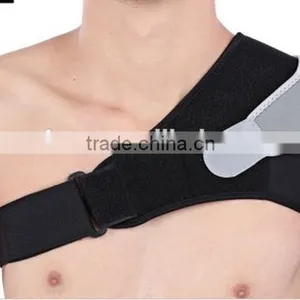 Adjustable Left Right Shoulder Protection Support Guard Pain Injury Prevention Pad Strap Wrap thumbnail-1
