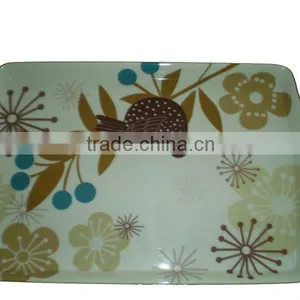 Creative New Design Melamine Tray With Handle thumbnail-1