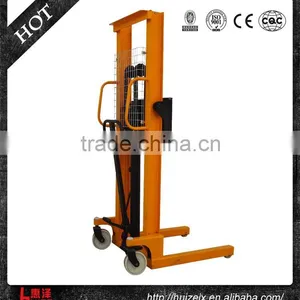 Hydraulic Manual Hand Lift Forklift Pallet Stacker thumbnail-1