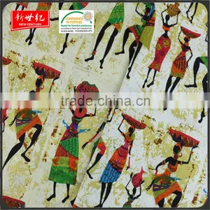 China Supplier Digital Printing 100% Rayon Fabric for Lady Cloth thumbnail-2