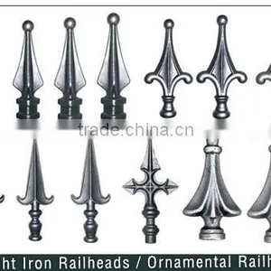 Iron Gate Spear Point Wrought Iron Ornaments thumbnail-4