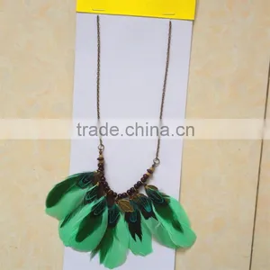Paragraph-blasting Beautiful Elegant Feather Nacklace thumbnail-4