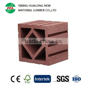 Wood Plastic Composite Outdoor Decking WPC Column Accessory for Garden Railing Pavilion thumbnail-4