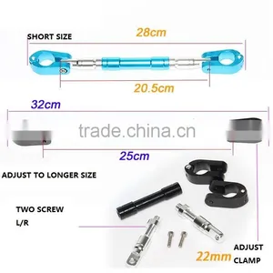 Aluminium Novelty Motorcycle Steering Parts Cnc Aluminum Cross Bar Handle Brace Bar thumbnail-6