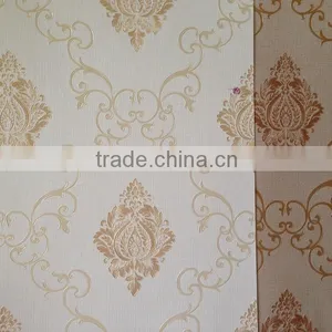 Times Small Damask Flowers Vinyl Wallpaper thumbnail-4