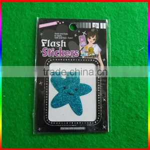 Glitter Colorful Self-adhesive Cartoon Sticker for Decor thumbnail-4