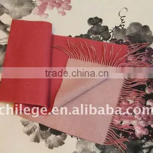 Winter Lovers Long Wool Scarf With Tassel Woolen Plain Scarf thumbnail-1