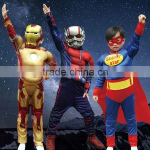 2016 Children Play Cosplay Uniform Halloween Anime Clothing Cos Costumes Thor Muscle Performance Clothing Manufacturers thumbnail-4