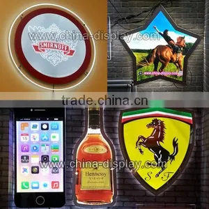 Popular Items Led Backlit Display Acrylic Circular Light Box Panel thumbnail-1