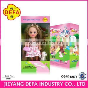 Defa Lucy 11 Inch Dolls 4 Inch Mini Doll Have Fun With Her Little Pet Doll Animal Dog Toy thumbnail-2
