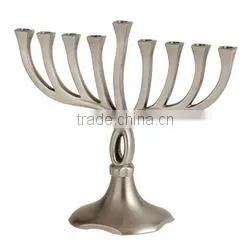 Decorative Aluminum Menorah Candle Holder thumbnail-1