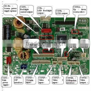 Lcd Led Display Monitor AVcontrol Driver Baord 1920*1080 thumbnail-2