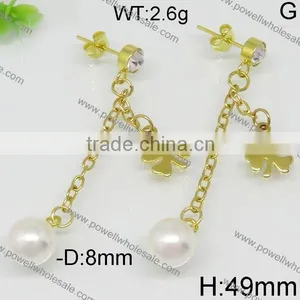 Newly Wholesale Light Weight Gold Earring Hot Style thumbnail-4