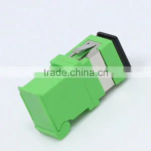 High Quality PC APC Fiber Optic SC Adapter With Shutter thumbnail-1