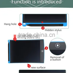 Promotional LCD Small Writing Board 8.5 Inch Message Board Erasable Drawing Pad thumbnail-2