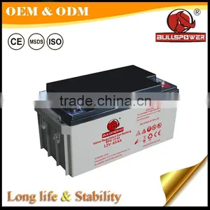 Mobile Base Signal System Solar Gel Sealed Lead Acid Ups Battery 12v 65ah thumbnail-1