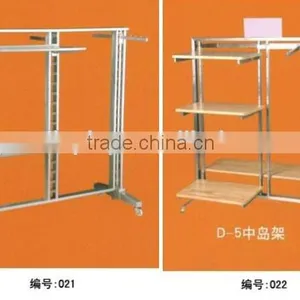 Flexible Rigid 2 Ways Hanging Garments/Kids Clothes/Clothes Rack Shop Display Rack thumbnail-1