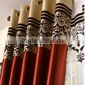 Customized Window Curtain Fabric Fire Retardant Blackout Fabric for Bedroom thumbnail-2